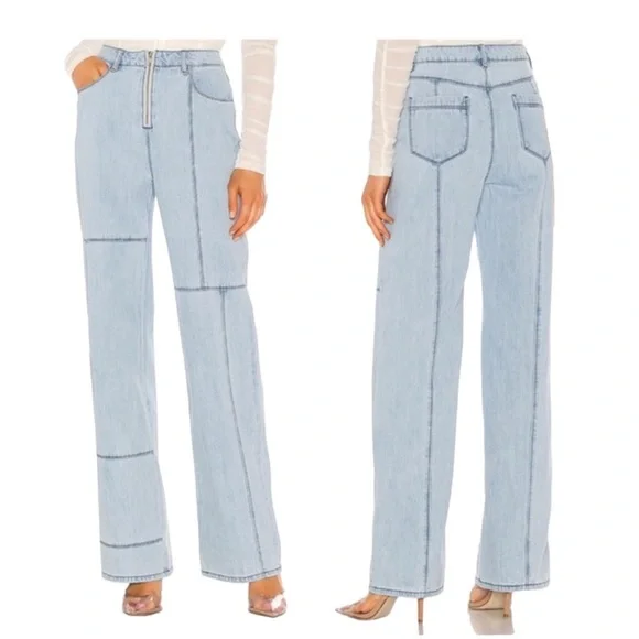 I.AM.GIA Orion Denim Wide Leg High Rise Jeans Size Small - Picture 1 of 10